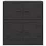 Schwarzer Stahlschrank 67x39x73 cm von vidaXL, Sideboards - Ref: Foro24-841649, Preis: 124,51 €, Rabatt: %