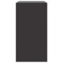 Aparador de acero negro 67x39x73 cm de vidaXL, Aparadores - Ref: Foro24-841649, Precio: 126,19 €, Descuento: %