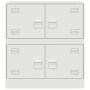 Weißer Stahlschrank 67x39x73 cm von vidaXL, Sideboards - Ref: Foro24-841654, Preis: 96,11 €, Rabatt: %