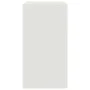 Aparador de acero blanco 67x39x73 cm de vidaXL, Aparadores - Ref: Foro24-841654, Precio: 94,78 €, Descuento: %