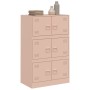 Aparador de acero rosa 67x39x107 cm by vidaXL, Sideboards - Ref: Foro24-841656, Price: 131,07 €, Discount: %