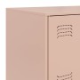 Aparador de acero rosa 67x39x107 cm by vidaXL, Sideboards - Ref: Foro24-841656, Price: 131,07 €, Discount: %