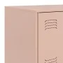 Aparador de acero rosa 67x39x107 cm by vidaXL, Sideboards - Ref: Foro24-841656, Price: 129,48 €, Discount: %