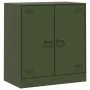 Olivgrüner Stahlschrank 67x39x73 cm von vidaXL, Sideboards - Ref: Foro24-841677, Preis: 104,82 €, Rabatt: %