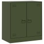 Olivgrüner Stahlschrank 67x39x73 cm von vidaXL, Sideboards - Ref: Foro24-841677, Preis: 105,91 €, Rabatt: %