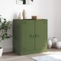 Aparador de acero verde oliva 67x39x73 cm de vidaXL, Aparadores - Ref: Foro24-841677, Precio: 105,88 €, Descuento: %