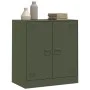 Olivgrüner Stahlschrank 67x39x73 cm von vidaXL, Sideboards - Ref: Foro24-841677, Preis: 104,82 €, Rabatt: %