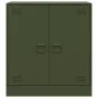 Aparador de acero verde oliva 67x39x73 cm de vidaXL, Aparadores - Ref: Foro24-841677, Precio: 104,82 €, Descuento: %