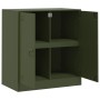 Olivgrüner Stahlschrank 67x39x73 cm von vidaXL, Sideboards - Ref: Foro24-841677, Preis: 105,91 €, Rabatt: %