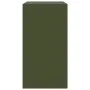 Aparador de acero verde oliva 67x39x73 cm de vidaXL, Aparadores - Ref: Foro24-841677, Precio: 104,82 €, Descuento: %