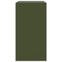 Olivgrüner Stahlschrank 67x39x73 cm von vidaXL, Sideboards - Ref: Foro24-841677, Preis: 105,91 €, Rabatt: %