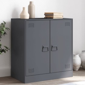 Aparador de acero antracita 67x39x73 cm von vidaXL, Sideboards - Ref: Foro24-841675, Preis: 94,21 €, Rabatt: %