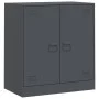 Aparador de acero antracita 67x39x73 cm de vidaXL, Aparadores - Ref: Foro24-841675, Precio: 93,27 €, Descuento: %