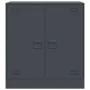 Aparador de acero antracita 67x39x73 cm de vidaXL, Aparadores - Ref: Foro24-841675, Precio: 93,27 €, Descuento: %