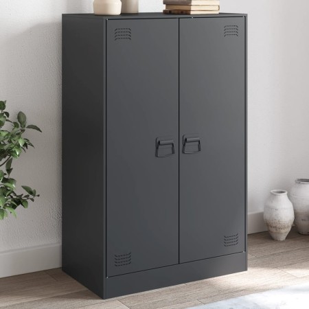 Aparador de acero antracita 67x39x107 cm de vidaXL, Aparadores - Ref: Foro24-841663, Precio: 125,99 €, Descuento: %