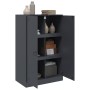 Aparador de acero antracita 67x39x107 cm de vidaXL, Aparadores - Ref: Foro24-841663, Precio: 125,99 €, Descuento: %
