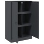 Aparador de acero antracita 67x39x107 cm de vidaXL, Aparadores - Ref: Foro24-841663, Precio: 125,99 €, Descuento: %