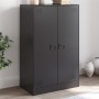 Aparador de acero negro 67x39x107 cm by vidaXL, Sideboards - Ref: Foro24-841661, Price: 131,30 €, Discount: %