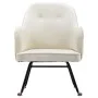 Silla mecedora de terciopelo blanco crema de vidaXL, Mecedoras - Ref: Foro24-289901, Precio: 174,09 €, Descuento: %