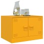 Mesa de centro de acero amarillo mostaza 67x50x44 cm von vidaXL, Couchtisch - Ref: Foro24-841730, Preis: 79,41 €, Rabatt: %