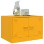 Mesa de centro de acero amarillo mostaza 67x50x44 cm de vidaXL, Mesas de centro - Ref: Foro24-841730, Precio: 70,75 €, Descue...