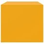 Mesa de centro de acero amarillo mostaza 67x50x44 cm de vidaXL, Mesas de centro - Ref: Foro24-841730, Precio: 70,75 €, Descue...