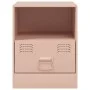 Mesita de noche acero rosa 34,5x39x44 cm von vidaXL, Nachttische - Ref: Foro24-841753, Preis: 53,87 €, Rabatt: %