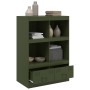 Aparador de acero verde oliva 67x39x95 cm de vidaXL, Aparadores - Ref: Foro24-841803, Precio: 121,76 €, Descuento: %