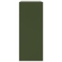Aparador de acero verde oliva 67x39x95 cm de vidaXL, Aparadores - Ref: Foro24-841803, Precio: 121,76 €, Descuento: %