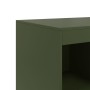 Aparador de acero verde oliva 67x39x95 cm de vidaXL, Aparadores - Ref: Foro24-841803, Precio: 121,76 €, Descuento: %