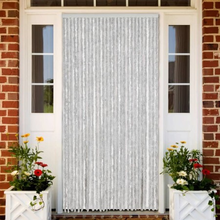 Cortina antimoscas chenilla gris 118x220 cm von vidaXL, Moskitonetze für Fenster - Ref: Foro24-4004884, Preis: 96,84 €, Rabat...
