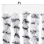 Cortina antimoscas chenilla gris claro y gris oscuro 118x220 cm von vidaXL, Moskitonetze für Fenster - Ref: Foro24-4004890, P...