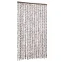 Cortina antimoscas chenilla beige y blanco 118x220 cm by vidaXL, Mosquito nets for windows - Ref: Foro24-4004892, Price: 74,2...