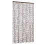 Fliegengitter-Vorhang aus Chenille in Beige und Weiß 118x220 cm von vidaXL, Moskitonetze für Fenster - Ref: Foro24-4004892, P...