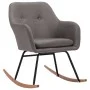Hellgrauer Schaukelstuhl aus Stoff von vidaXL, Schaukelstühle - Ref: Foro24-289527, Preis: 108,36 €, Rabatt: %