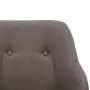 Hellgrauer Schaukelstuhl aus Stoff von vidaXL, Schaukelstühle - Ref: Foro24-289527, Preis: 109,57 €, Rabatt: %