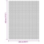 Helle graue Zeltmatte 4,5x2,5 m von vidaXL, Zeltzubehör - Ref: Foro24-4008486, Preis: 47,98 €, Rabatt: %