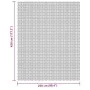 Cremefarbener Zeltteppich 4,5x2,5 m von vidaXL, Zeltzubehör - Ref: Foro24-4008499, Preis: 38,19 €, Rabatt: %