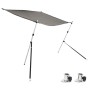 Verlängerungs-T-Top-Markise-Set in Grau, 170x170x(113-182,5) cm. von vidaXL, Aufbewahrungsabdeckungen für Boote - Ref: Foro24...