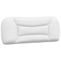 Bed with white synthetic leather mattress 100x200 cm by vidaXL, Beds and slatted bases - Ref: Foro24-3208704, Price: 305,08 €...