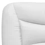 Bed with white synthetic leather mattress 100x200 cm by vidaXL, Beds and slatted bases - Ref: Foro24-3208704, Price: 332,17 €...