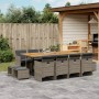 Set comedor de jardín con cojines 13 pzas ratán sintético gris by vidaXL, Garden sets - Ref: Foro24-3277753, Price: 1,00 €, D...