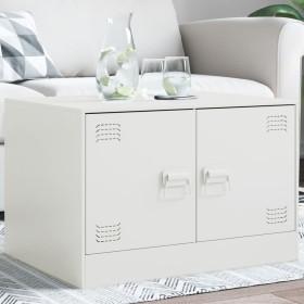 Mesa de centro acero blanco 67x50x44 cm by vidaXL, Coffee table - Ref: Foro24-841732, Price: 70,68 €, Discount: %
