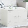 Weißer Stahltisch 67x50x44 cm von vidaXL, Couchtisch - Ref: Foro24-841732, Preis: 70,68 €, Rabatt: %