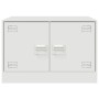 Weißer Stahltisch 67x50x44 cm von vidaXL, Couchtisch - Ref: Foro24-841732, Preis: 70,68 €, Rabatt: %