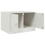 Mesa de centro acero blanco 67x50x44 cm de vidaXL, Mesas de centro - Ref: Foro24-841732, Precio: 70,62 €, Descuento: %