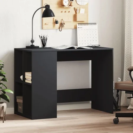 Schwarzer Schreibtisch aus Holzwerkstoff 102x50x75 cm von vidaXL, Schreibtische - Ref: Foro24-840542, Preis: 75,46 €, Rabatt: %
