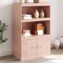 Aparador de acero rosa 67x39x107 cm de vidaXL, Aparadores - Ref: Foro24-841668, Precio: 118,29 €, Descuento: %