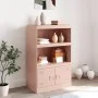 Aparador de acero rosa 67x39x107 cm de vidaXL, Aparadores - Ref: Foro24-841668, Precio: 118,29 €, Descuento: %