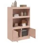 Aparador de acero rosa 67x39x107 cm de vidaXL, Aparadores - Ref: Foro24-841668, Precio: 118,29 €, Descuento: %